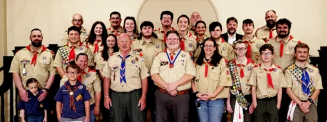 Michael Charles McGown honored with Daniel Carter Beard Masonic Scouter Award